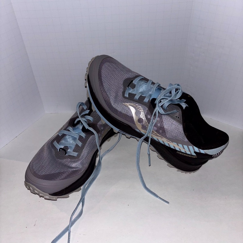 Saucony Peregrine 11 S10641-35 Women 8 Trail Running Shoes Zinc Sky Loom Sneaker